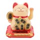thumbnail image 1 of z Solar Powered Welcoming Cat Adorable Waving Beckoning Fortune Lucky Cat Home Car Decor, 1 of 5