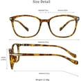 thumbnail image 5 of LifeArt Blue Light Blocking Glasses, Anti Eyestrain, Computer Reading Glasses, Gaming Glasses, TV Glasses for Women and Men, Anti Glare (Tortoise, +2.00 Magnification), 5 of 9