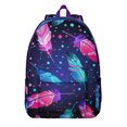 thumbnail image 1 of Earthy Floral Women’s Laptop Backpack – Artistic Rustic Design Daypack for School, Work, and Short Outdoor Trips, 1 of 3