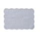 thumbnail image 3 of Mantel individual de algodón tejido con diseño de rayas festoneadas. Elegante protector de mesa para cenas formales, comidas informales o decoración diaria del hogar. Accesorio de mesa lavable., 3 of 8