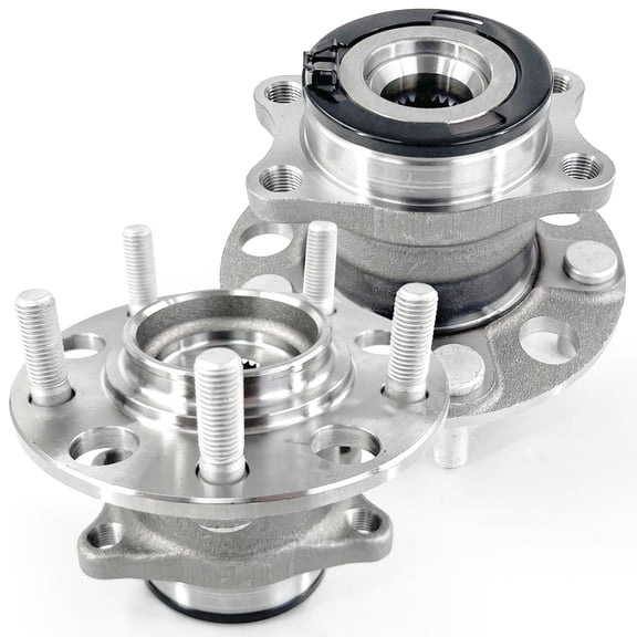 Aspligo 512333 4WD/AWD Rear Wheel Bearing Hub Assembly 5-Lug w/ABS Compatible with Jeep Compass/Patriot (2007-2017), Dodge Caliber (2007-2008)