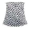 thumbnail image 3 of CHUANK Womens Summer Off Shoulder Leopard Print Bandeau Strapless Blouse Tops, 3 of 4