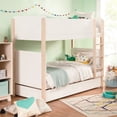 thumbnail image 6 of Babyletto Tiptoe Twin Over Twin Bunk Bed in White and Washed Natural, 6 of 8