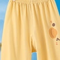 thumbnail image 6 of BXSRUTA Toddler Cotton Jogger Pants with Cute Bear Print Elastic Waist and Ankles for Boys and Girls, 6 of 6