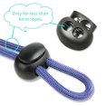 thumbnail image 1 of 10pcs Plastic Cord Stopper Dual Holes Clothes Pants DIY Crafting Toggle Clip Spring Clasp Rope Lock, 1 of 7