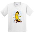 thumbnail image 3 of Inktastic Skateboarding Banana Funny Skater Youth T-Shirt, 3 of 5