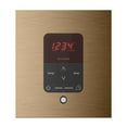 thumbnail image 3 of iTempo Plus Square Steam Shower Control in Brushed Bronze, 3 of 4