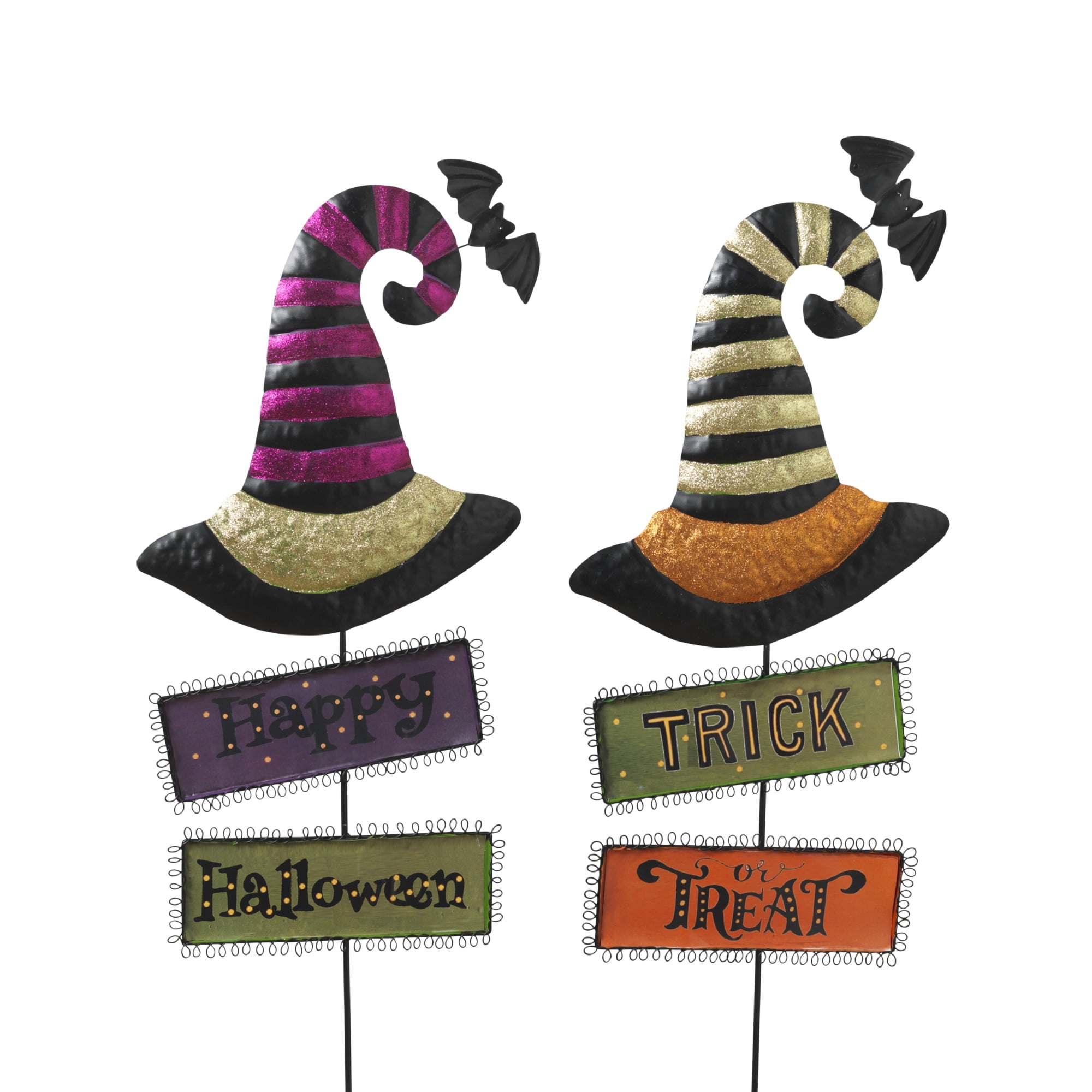 Set of 2 Halloween Gnome Witches Yard Signs Yard Cards by Yard Sign Company 30 