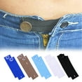 thumbnail image 1 of 10 piezas de extensores de cintura para pantalones elásticos, extensores de botón para jeans, expansores de cintura ajustables para hombres y mujeres, 1 of 6