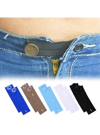 12 Pieces Button Extenders Set for Pants, Including Belly Button Extender,  Pant Waist Extender, Elastic Adjustable Extenders, Waistband Jean Extenders  for Women Men Pants Shirts Dress Trousers: Buy Online at Best Price
