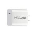 thumbnail image 2 of 20W Wall Charger for AT&T Radiant Max (USB-C Power Delivery Fast Charging High Powered Port) - White, 2 of 7