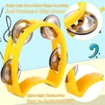 thumbnail image 4 of QJUHUNG Youngsters‘ Handheld Tambourine - Durable ABS Plastic  4-Bell Percussion Instrument for Parties  Performances & Music Education, 4 of 7