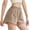 Khaki, variant on RYRJJ Running Shorts for Women Quick Dry Athletic Sports Shorts Lightweight Active Workout Gym Shorts with Liner(White,M)