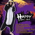 thumbnail image 2 of Pijama unisex Beauty Shine con forma de pingüino negro talla S para adulto, 2 of 7