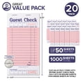 thumbnail image 2 of Cuadernos de cheques para invitados Stock Your Home, color rosa (paquete de 20), 2 of 7
