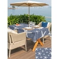 thumbnail image 4 of Outdoor Tablecloth with Umbrella Hole & Zipper, Dark Blue Starfish Coastal Rectangle Tablecloth 60x102 Inch, Summer Beach Nautical Sea Ocean Patio Table Cover Waterproof Table Cloth for Picnic/Party, 4 of 7