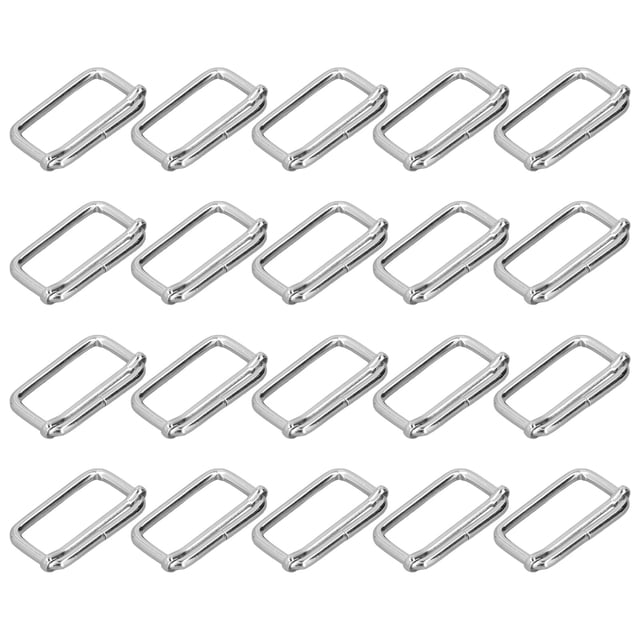 Metal Rectangle Adjuster Adjustment Buckle Line Buckle Strap Buckle Accessories Luggage Buckles Belt Wide Exquisite Texture