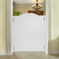 thumbnail image 5 of 32x42 Wood Swinging Door Wall-mounted Double Half Cafe Doors Saloon Bar W/ Hinge, 5 of 19