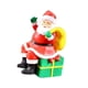 thumbnail image 4 of Escultura de figura de Papá Noel Adorno navideño Figura en miniatura navideña para con caja de regalo, 4 of 9