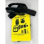 Ranger Bands 10 Ex LG Made From Black EPDM Rubber Camping & Strapping Gear Made in the USA