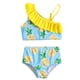 thumbnail image 1 of Traje de baño para bebé, traje de baño para niñas pequeñas, traje de baño para niñas con un solo hombro + traje de baño con parte inferior de cintura alta (2 piezas), 1 of 5