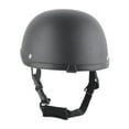thumbnail image 5 of Motorcycle Low Profile Half Face Helmet Skull Cap Matte Black (L), 5 of 5