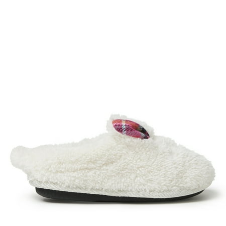 Dearfoams Girl's Whimsical Bunny Clog Slippers
