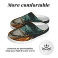 thumbnail image 6 of Goofa Hip-Hop Duck Print Womens Mens Cotton Lightweight House Slippers , Washable Home Slippers,Indoor Comfy Bedroom Cozy Slippers-42/43, 6 of 7