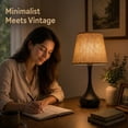 thumbnail image 6 of DAYBETTER Table Lamp for living room, Touch Control Bedside Lamp for Bedroom, 3-Way Dimmable, LED Bulb Included, for Living Room, Bedroom, 6 of 7