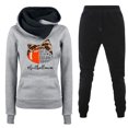 thumbnail image 1 of Puntoco Conjunto de camisa y top de manga larga con cuello redondo y pantalones umbilicales con fugas para mujer Puntoco Puntoco-4949, 1 of 2