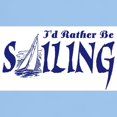 thumbnail image 3 of CafePress - I'd Rather Be Sailing Ash Grey T Shirt - Men's Classic Graphic T-Shirt, 3 of 4