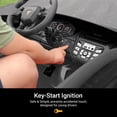 thumbnail image 5 of Track Seven 24V 2-Seater Ride on Car, Licensed Lamborghini Revuelto Electric Car with Remote Control, Music, LED Lights, Key Start, Spring Suspension, Max Speed 4.3mph, 24V Ride on Toy Car, Grey, 5 of 10