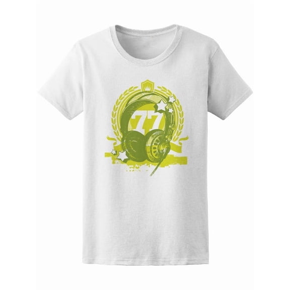 Awesome Studio Headphones Tee Women's -Image by Shutterstock