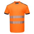 thumbnail image 3 of Portwest T181 PW3 Hi-Vis Short Sleeve Safety T-Shirt Yellow/Black, Medium, 3 of 8