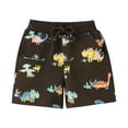 thumbnail image 2 of Glisme Boys Shorts Toddler Kids Sport Shorts Cartoon Dinosaur Prints Casual Fashion Beach Cargo Shorts Durable Shorts For Child Size 3-4 Years ,Black, 2 of 6