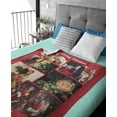 thumbnail image 3 of Personalised Blanket Custom with Picture Text Throw Blanket, Customized Photo Gift Birthday, Holiday, for Dad, Mom, Kids, Pet, Friends or Couples (1 Photo), 3 of 5