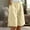 Beige, variant on Summer Shorts for Women Casual Imitation Cotton Linen Solid Color Loose Straight Short Pants with Side Pockets Female Knee Length Shorts Lightweight Wide Leg Pleated Bermuda Shorts