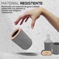 thumbnail image 5 of Accesorios de Baño 4 Piezas | Juego para Baño Moderno de Bambu | Juego de Accesorios de Plastico | Conjunto de 4 piezas para Baño, 5 of 5