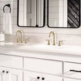 thumbnail image 6 of KINGTACK Bathroom Faucet for Sink 3 Hole, Brushed Gold Bathroom Faucets with Pop-up Drain and Supply Lines, 2 Pack, 6 of 10