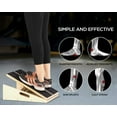 thumbnail image 5 of Professional Wooden Slant Board Calf Ankle Stretcher with Spiky Stress Ball Stretch Resistance Tube Adjustable Incline Non-slip tread Side Handles 16" X 12.5" 450 lbs Achilles Plantar Fascii, 5 of 5