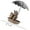 B, variant on Outdoor Bird Feeders Iron Construction With Canopys Covers Theme Decorative Piece For Backyard Nature Lover