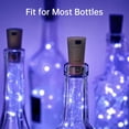 thumbnail image 4 of Cadena de luces Aluan para botellas de vino, paquete de 10 unidades, 20 LED, color blanco frío, 4 of 7
