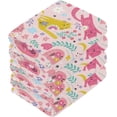 thumbnail image 4 of SKYSONIC Cat Washcloths Set of 2, Highly Absorbent Soft Cotton Fingertip Towels for Bathroom, Kitchen, Gym, Spa, Home Decor 12 x 12 Inch, 4 of 7