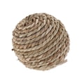 thumbnail image 3 of Bola tejida de paja de ratán resistente a las mordeduras de animales pequeños Yuyangstore Juguetes para masticar bolas tejidos a mano, 3 of 7
