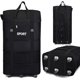 thumbnail image 1 of Bolsa a cuadros de aire de gran capacidad, Maleta de equipaje plegable con ruedas universales para viajes al extranjero, estudio, tela Oxford, 158, 1 of 4