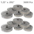 thumbnail image 2 of 1-1/4" x .092" Round Head Ring Shank Galvanized Siding Nails (12 Rolls), 2 of 5