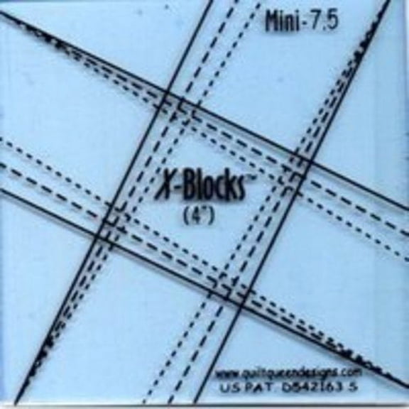 Mini-7.5 X-Blocks Tool, Quilt Queen Designs #XBM75