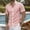 Red, variant on Men's Button Down Shirts Short Sleeve Casual Striped Summer Beach Vacation Shirt,Dark Blue(XL)