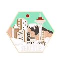 thumbnail image 1 of Pin de Esmalte de Montaña gaojinjia Broche de Camping Senderismo, 1 of 4