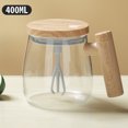 thumbnail image 7 of Ludlz Automatic Self-Stirring Coffee Mug with Wooden Handle One-Key Start Electric High-Speed Stirring Cup with Lid, 7 of 7